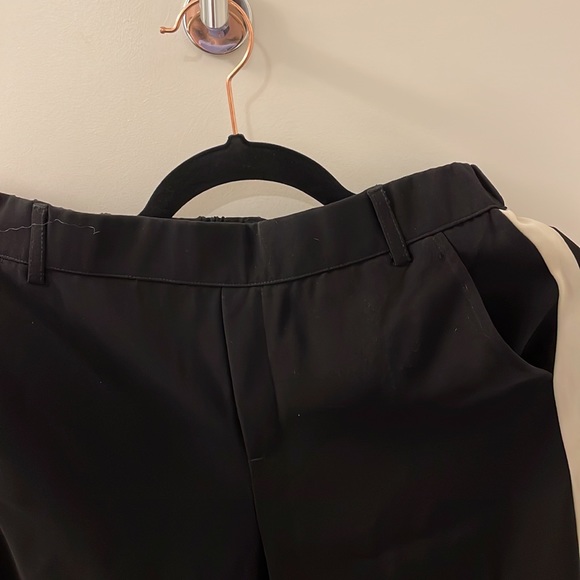 Black dress pants white stripe - Picture 2 of 5